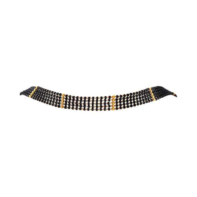 Gold Mangalsutra with Cascading Design
