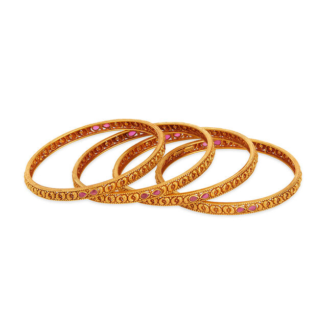 Tanishq 22KT Gold Bangle for Women 6