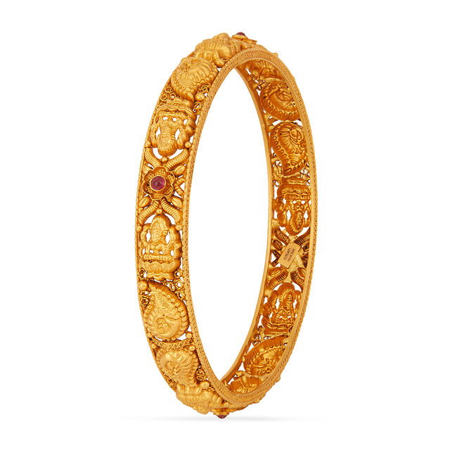 Tanishq 22KT Gold Bangle for Women 4