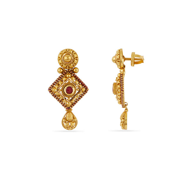 Tanishq 22 Karat Gold Necklace Set for Women 4