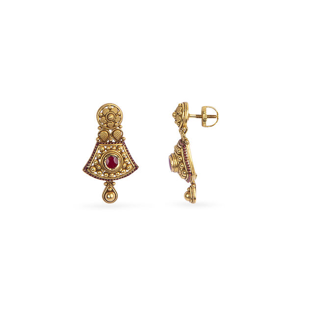 Tanishq 22 Karat Gold Necklace Set 4