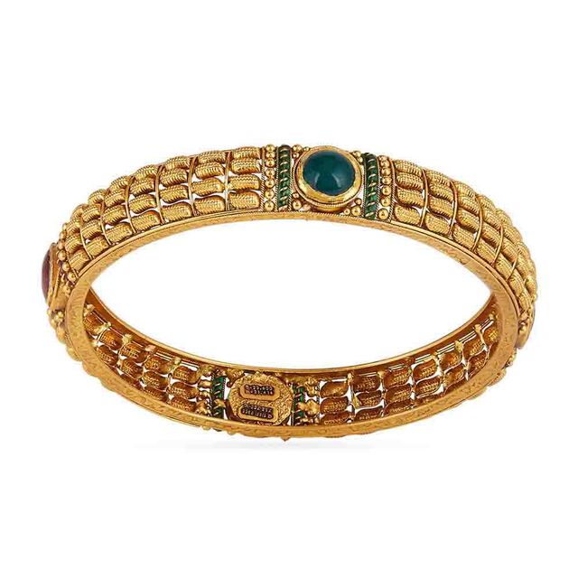 Tanishq 22KT Gold Bangle for Women 4