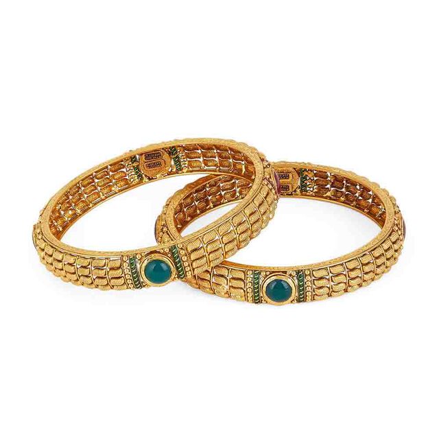 Tanishq 22KT Gold Bangle for Women 5