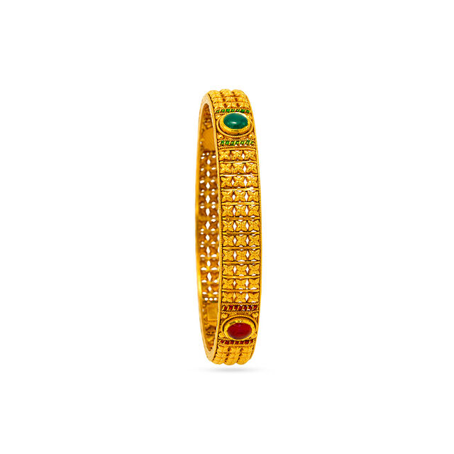 Treasure Map Gemstone Bangle 