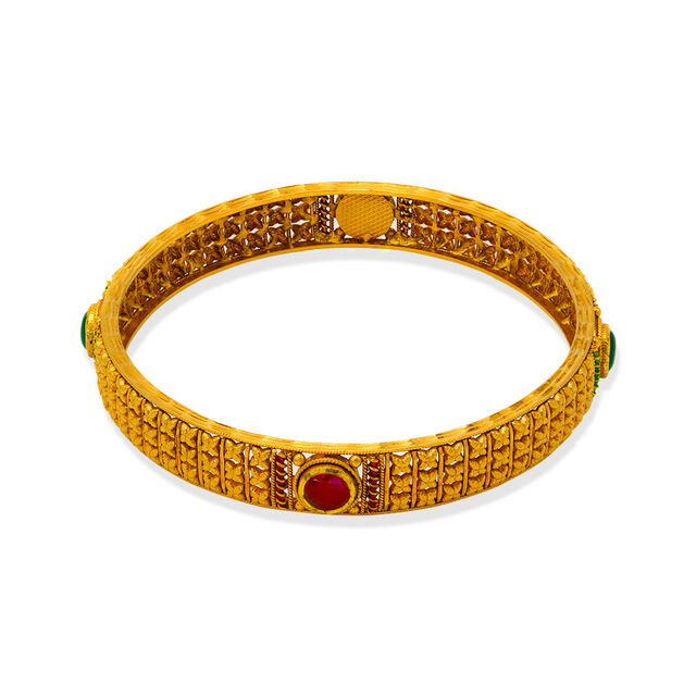 Treasure Map Gemstone Bangle 4