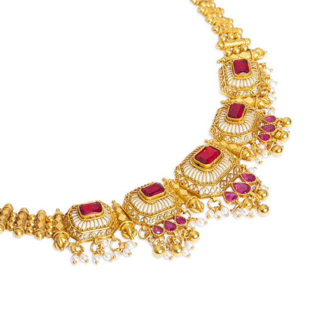 Tanishq 22KT Gold Necklace 3