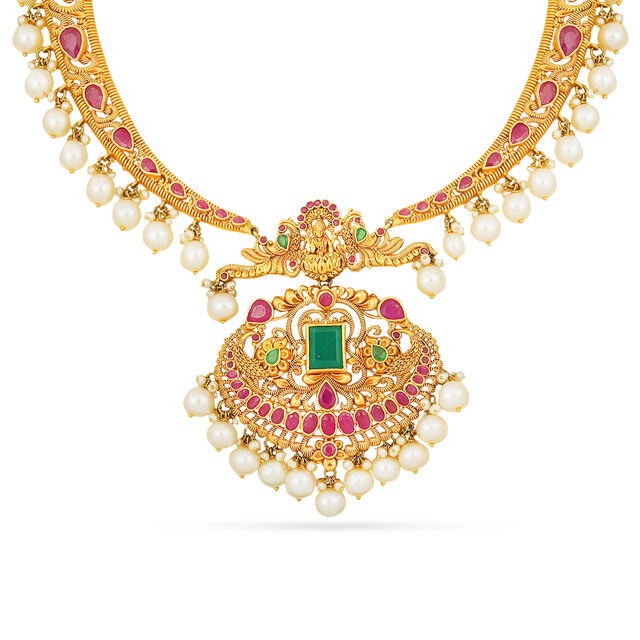Kakatiya Dynasty Gemstone Necklace Set 2