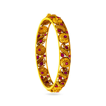 Tanishq 22 Karat Gold Bangle for Women