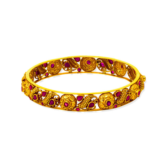 Tanishq 22 Karat Gold Bangle for Women