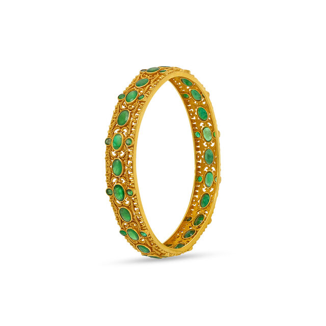 Opulent Gemstone Bangle Set 2