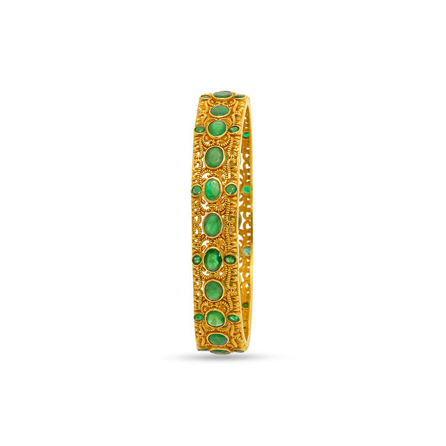 Opulent Gemstone Bangle Set 3