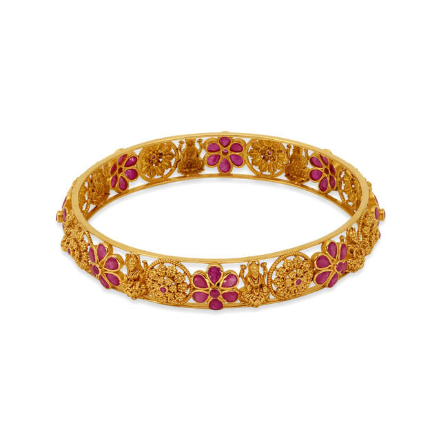Tanishq 22 Karat Gold Bangle for Women 