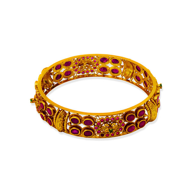 Intricate Latticework Bangle Set 5