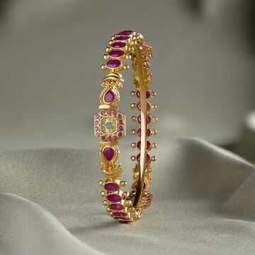 Radiant Gemstone Bangles