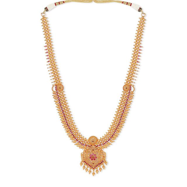 Tanishq 22KT Synthetic Stone Haaram for Women 2