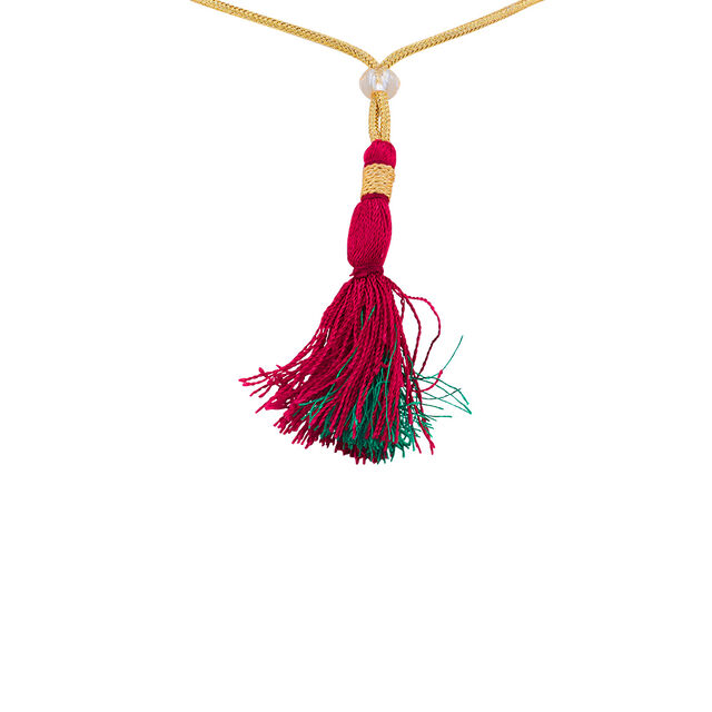 Prosperous Lakshmi Mango Leaf Necklace 4