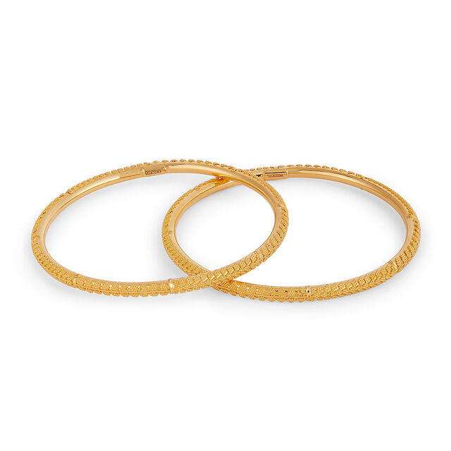 Tanishq 22KT Gold Bangle for Women 2