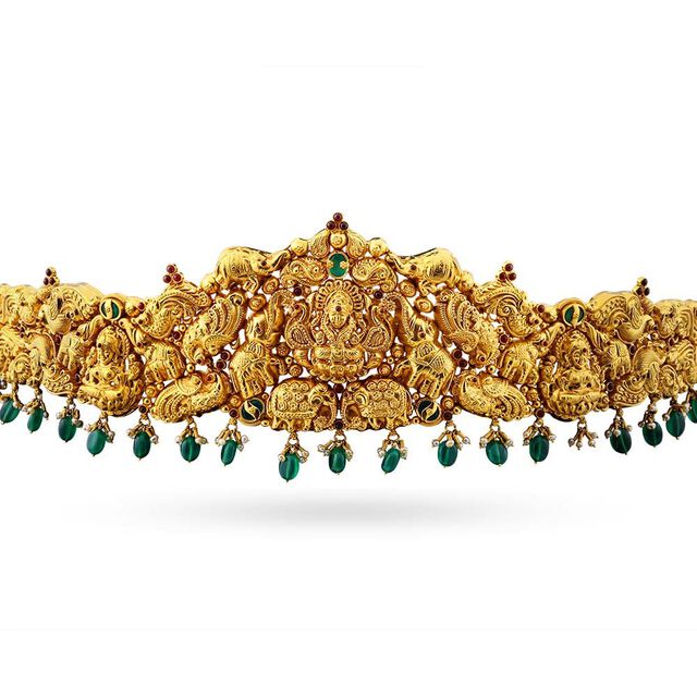 Tanishq 22KT Gold Waist Belt for Women 