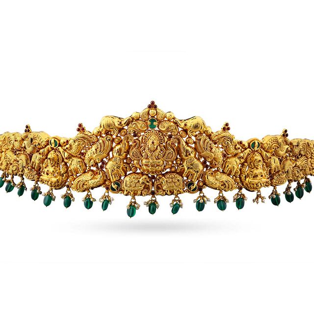 Tanishq 22KT Gold Waist Belt for Women 2