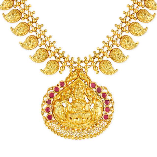 Tanishq 22KT Gold Necklace Set for Women 2