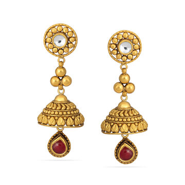 Majestic Gold Kundan Necklace Set