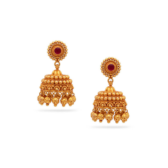 Classic Heritage Allure Jhumka,,hi-res 