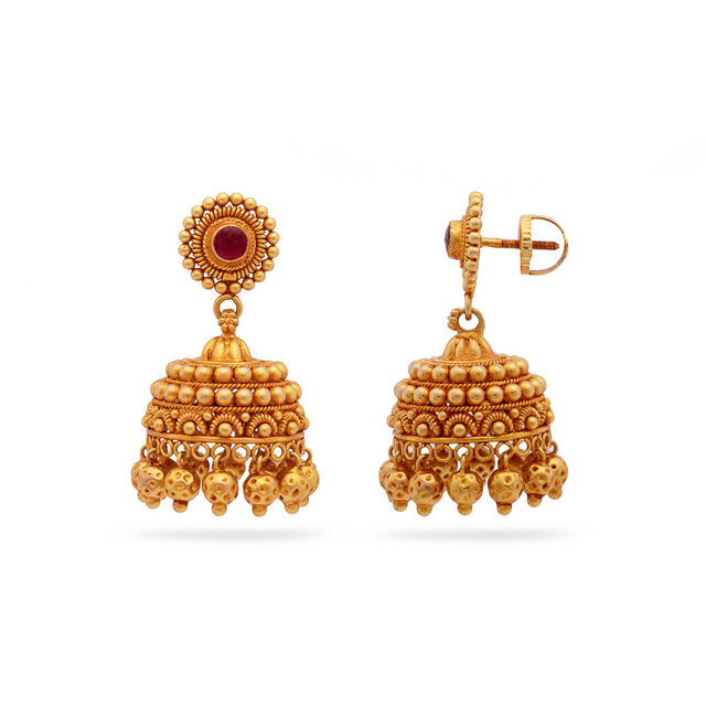 Classic Heritage Allure Jhumka,,hi-res 2