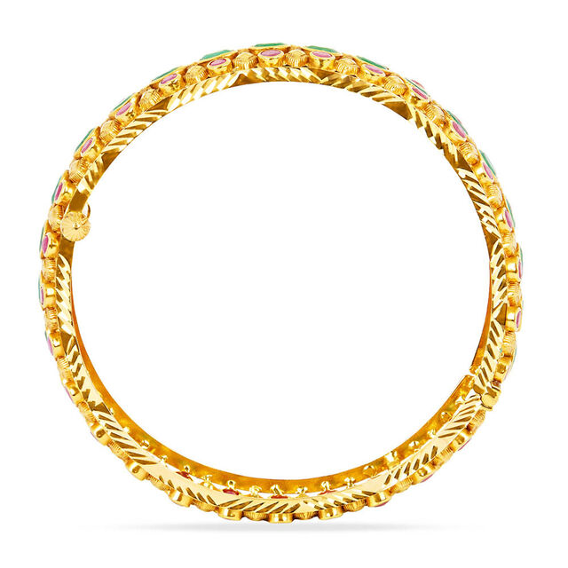 Tanishq 22KT Gold Bangle for Women 3