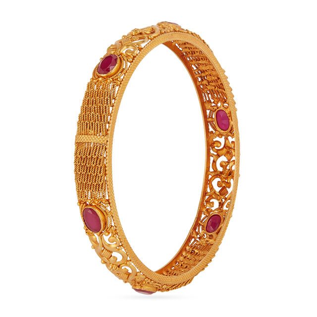 Tanishq 22KT Gold Bangle for Women 3