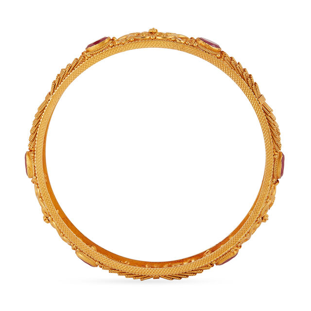 Tanishq 22KT Gold Bangle for Women 4