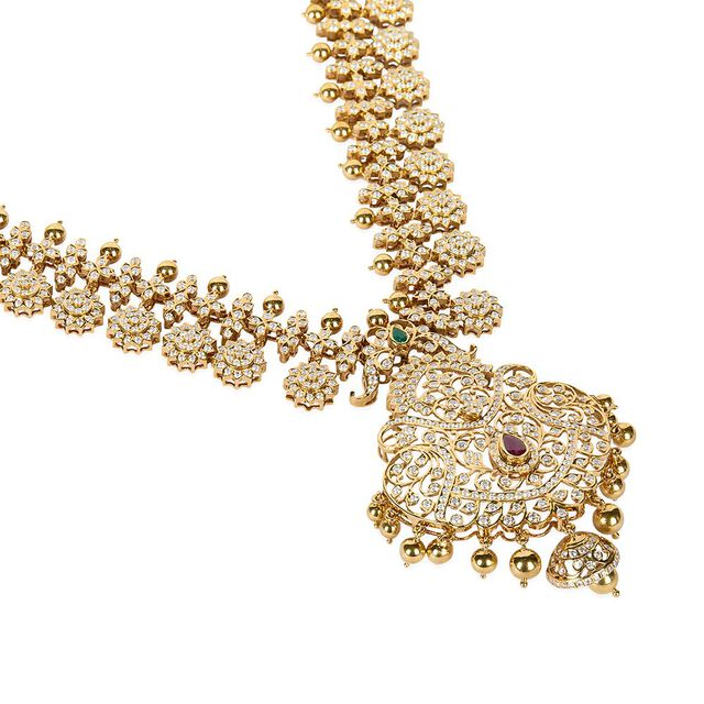 Tanishq 22KT Diamond Haaram for Women 4