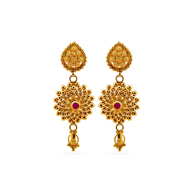 Tanishq 22 Karat Gold Necklace Set for Women