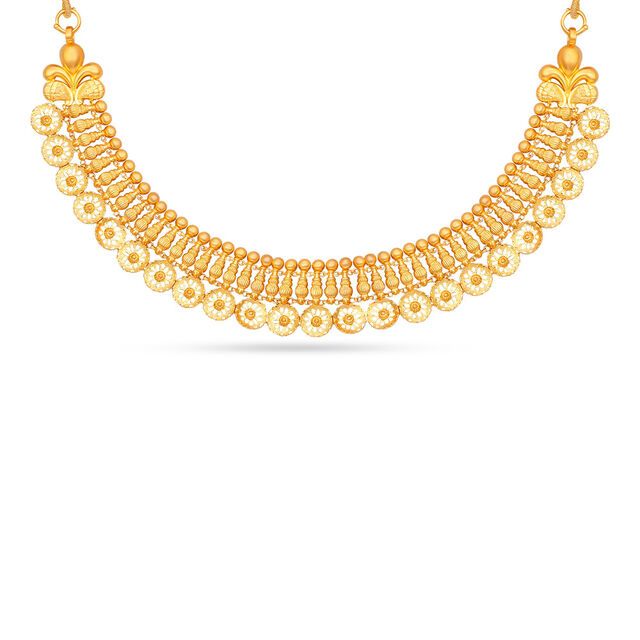 Tanishq 22 Karat Gold Necklace Set for Women 2