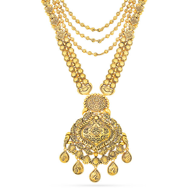 Tanishq 22KT Gold Necklace Set for Women 2