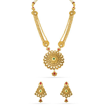 Circle of Splendor Kundan Necklace Set