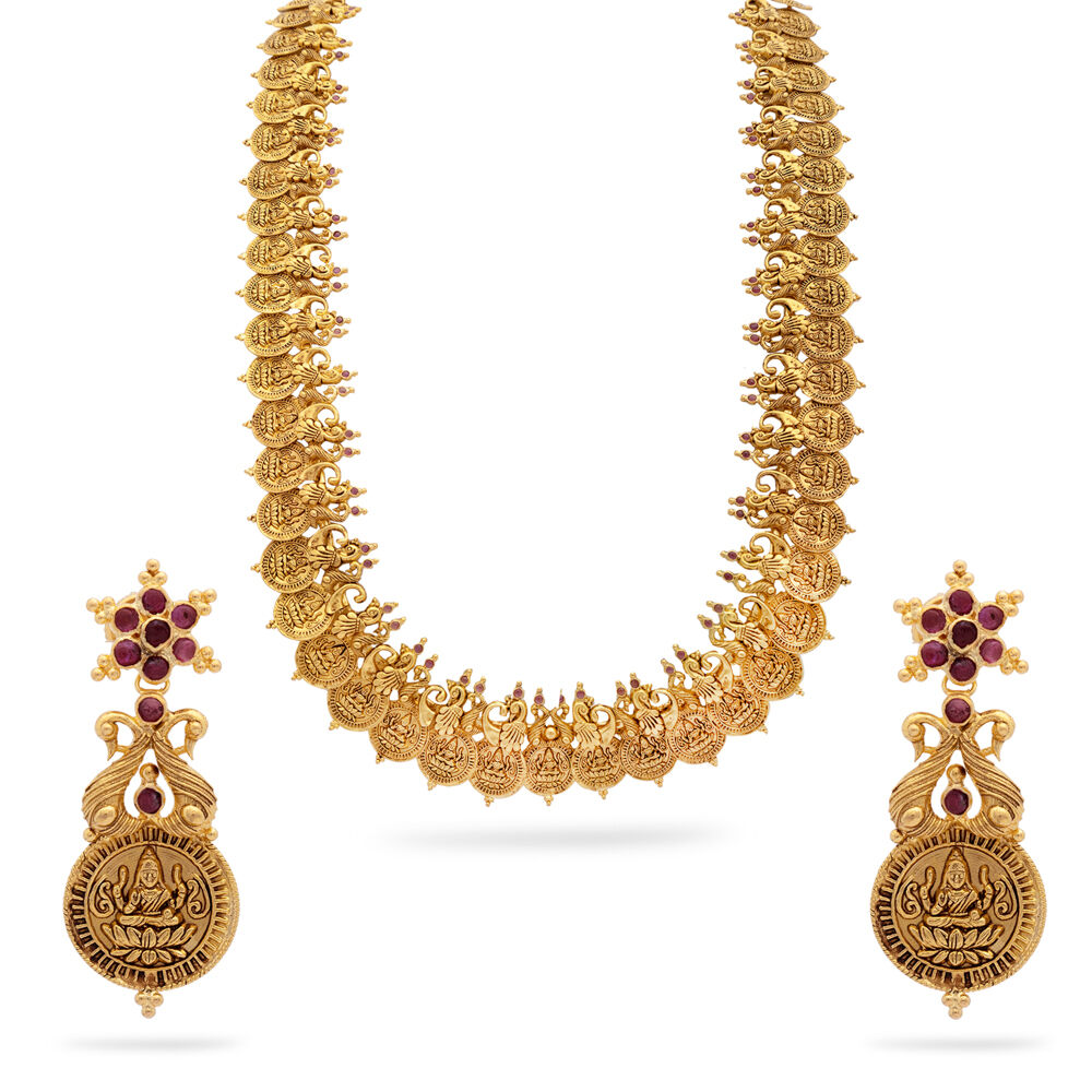 Buy Tanishq Gold Necklace Set at Best Price Tanishq US
