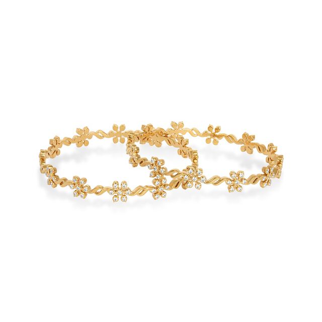 Tanishq 22KT Diamond Bangle 4