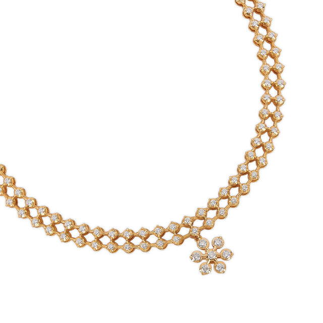 Tanishq 22KT Diamond  Necklace 3