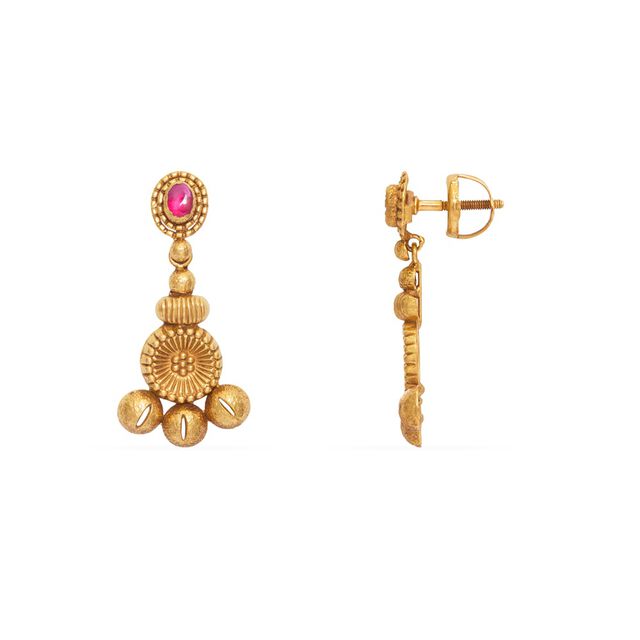 Tanishq 22KT Gold Necklace Set 4