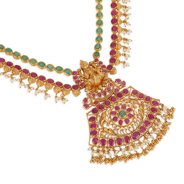 Tanishq 22KT Gold Necklace Set for Women 2