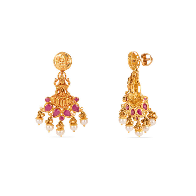 Tanishq 22KT Gold Necklace Set for Women 4