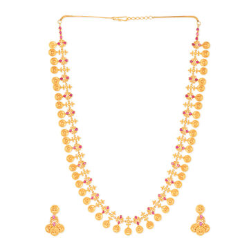 Tanishq 22KT Gold Necklace Set for Women