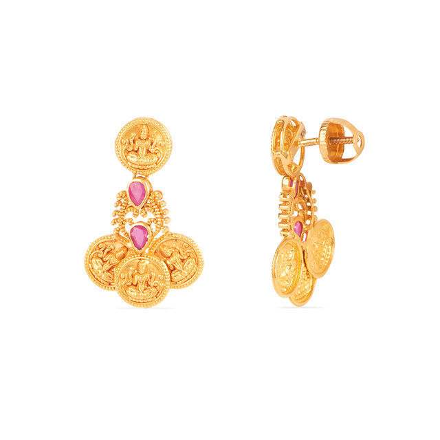 Tanishq 22KT Gold Necklace Set for Women 4