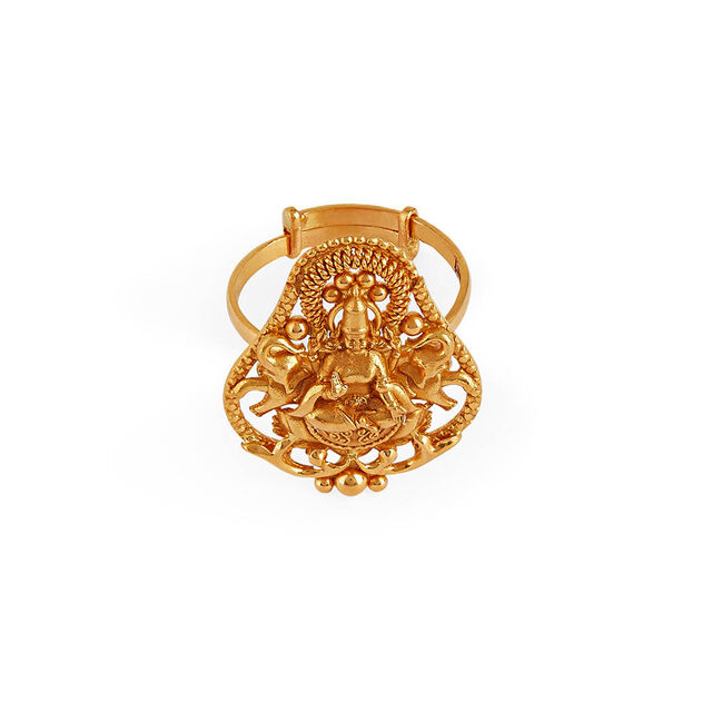 Tanishq 22KT Gold Finger Ring for Women 