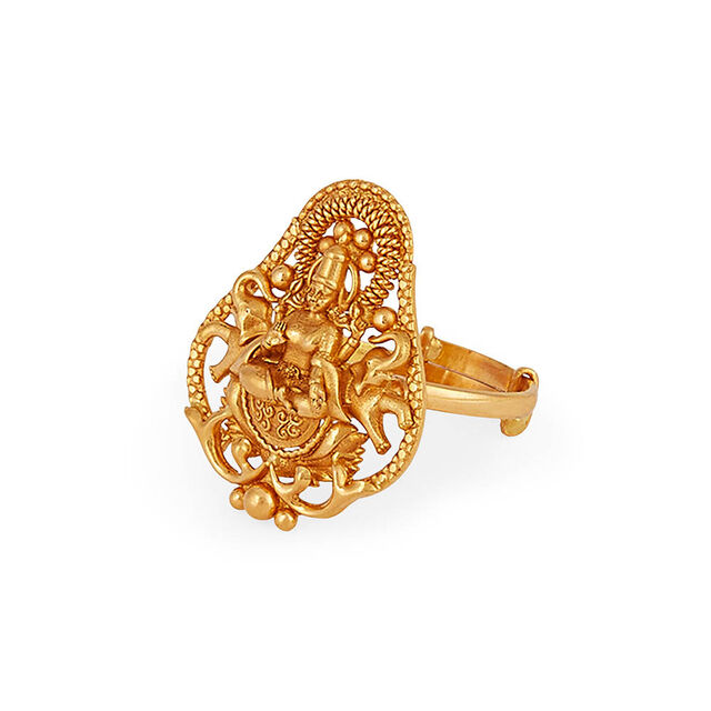 Tanishq 22KT Gold Finger Ring for Women 3
