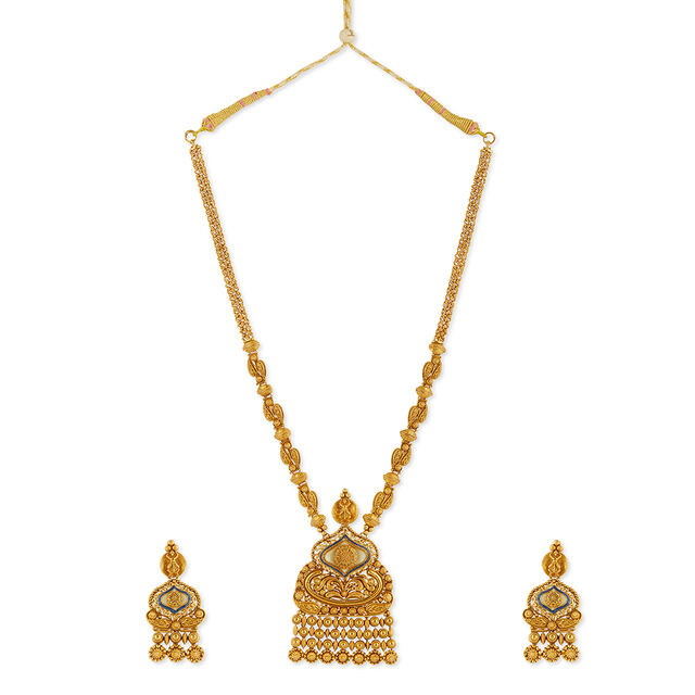 Tanishq 22 Karat Necklace Set 