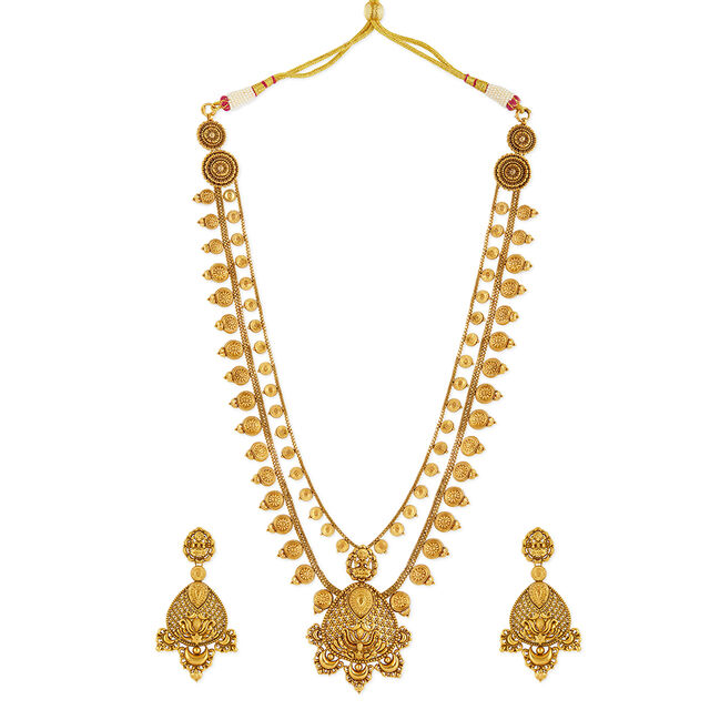 Tanishq 22KT  Gold Necklace Set  for Women 