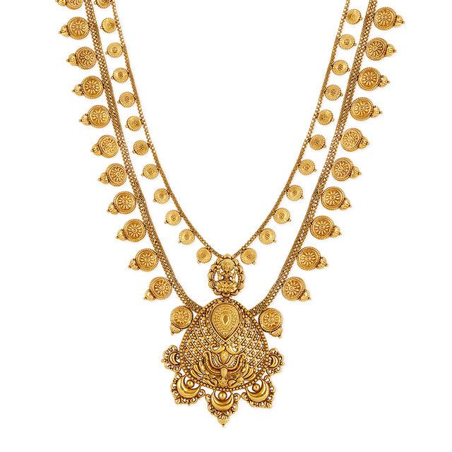 Tanishq 22KT  Gold Necklace Set  for Women 2