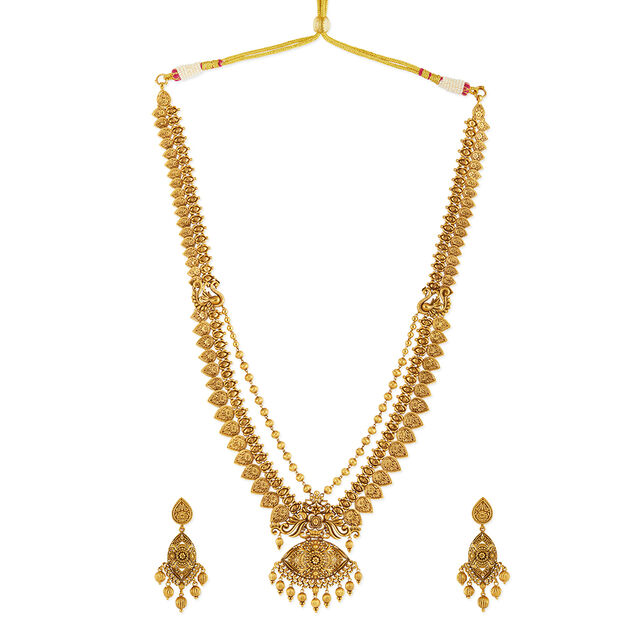 Tanishq 22KT  Gold Necklace Set  for Women 