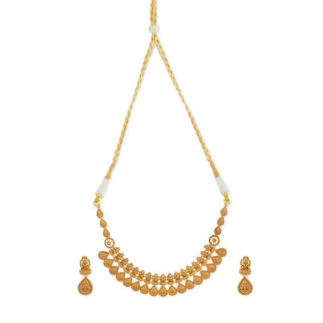 Tanishq 22KT  Gold Necklace Set  for Women 